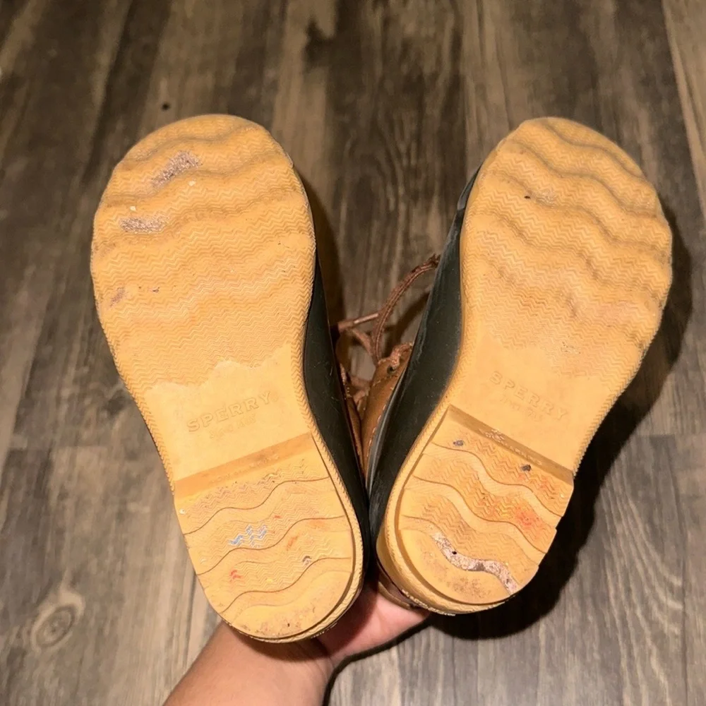 Sperry Kids Brown and Black Duck Boots